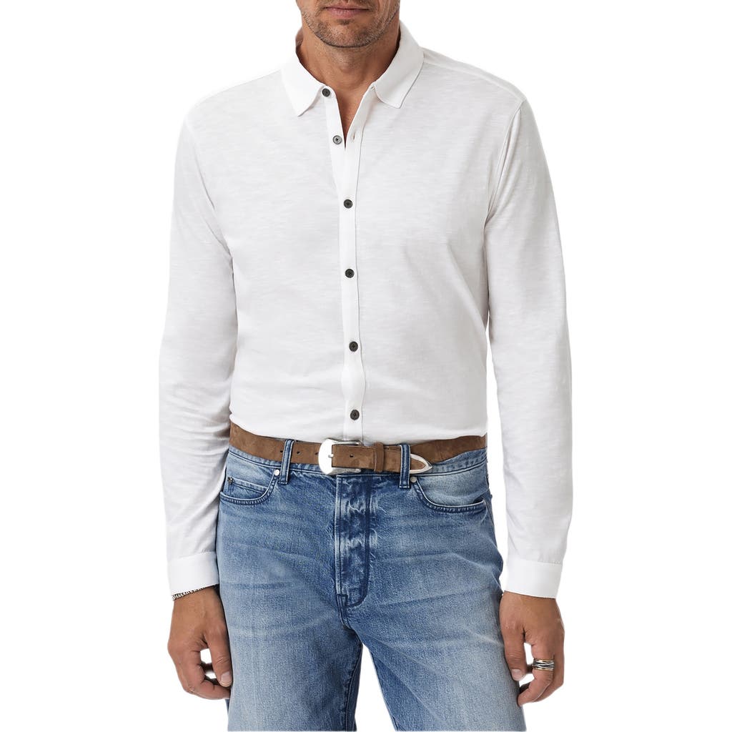 John Varvatos John Varvatos Gareth Organic Cotton Knit Button-Up Shirt