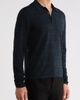 John Varvatos John Varvatos Hughs Long Sleeve Marl Stitch Polo - 3