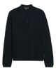 John Varvatos John Varvatos Hughs Long Sleeve Marl Stitch Polo - 5