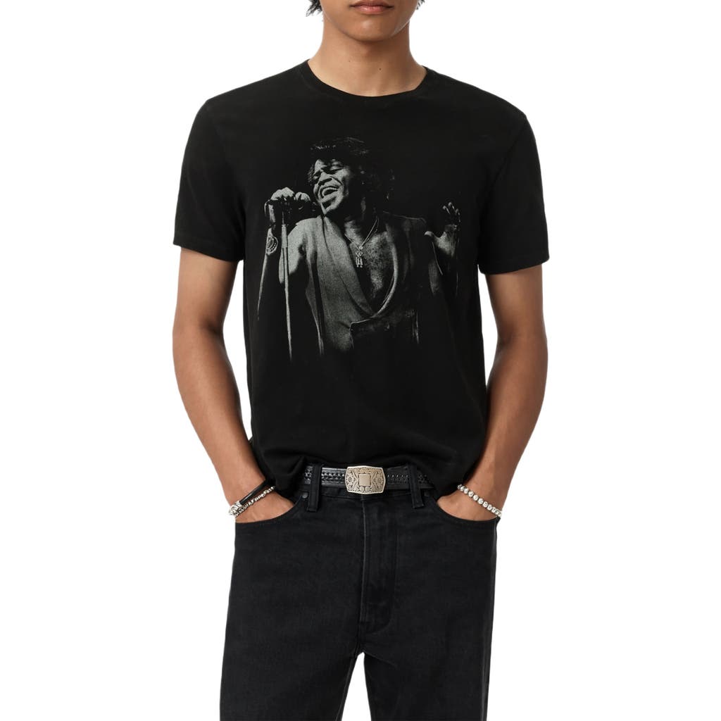 John Varvatos John Varvatos James Brown Organic Cotton Graphic T-Shirt