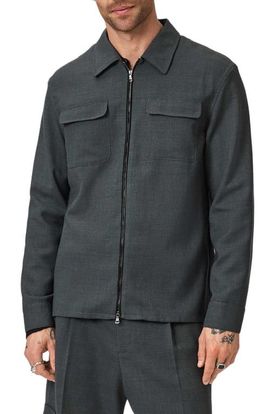 John Varvatos John Varvatos Julio Zip-Up Shirt Jacket