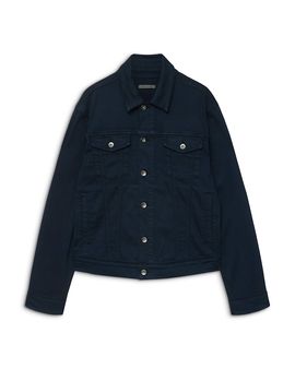 John Varvatos John Varvatos Kyle Point Collar Pocket Trucker Jacket