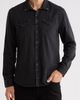 John Varvatos John Varvatos Marshall Studded Coated Cotton Denim Snap-Up Western Shirt - 1