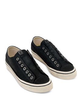 John Varvatos John Varvatos Men's 315 Vulc Laceless Calf Hair Sneakers