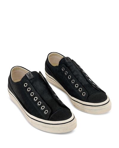 John Varvatos John Varvatos Men's 315 Vulc Laceless Calf Hair Sneakers