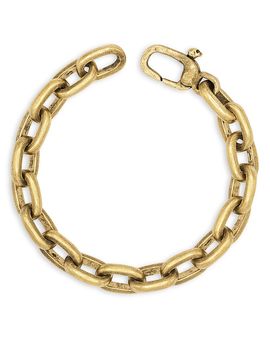 John Varvatos John Varvatos Men's Brass Link Chain Bracelet