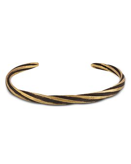 John Varvatos John Varvatos Men's Brass Twist Cuff Bracelet