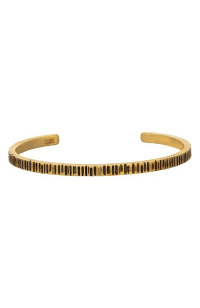 John Varvatos John Varvatos Men's Notched Cuff Bracelet