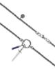 John Varvatos John Varvatos Men's Sterling Silver Lapis Bead & Sword Pendant Necklace, 24 - 3