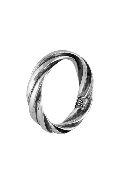 John Varvatos John Varvatos Men's Twist Band Ring