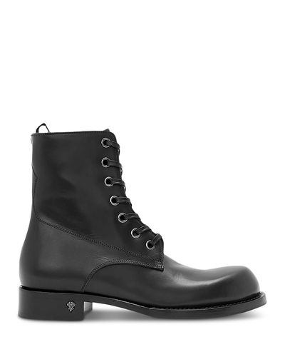 John Varvatos John Varvatos Men's Two Five Two Leather Combat Boots