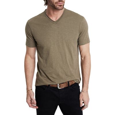 John Varvatos John Varvatos Miles Slub V-Neck T-Shirt