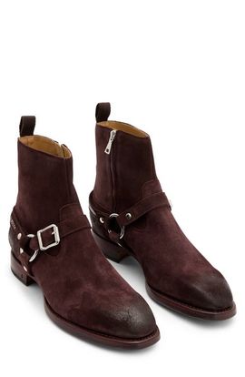 John Varvatos John Varvatos Regent Harness Chain Zip Boot