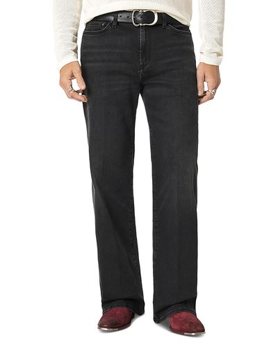 John Varvatos John Varvatos Silas Straight Fit 33 Jeans in Black