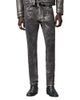 John Varvatos John Varvatos Skinny Fit Distressed Jeans in Metal Grey - 1