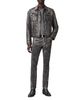 John Varvatos John Varvatos Skinny Fit Distressed Jeans in Metal Grey - 2