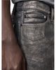 John Varvatos John Varvatos Skinny Fit Distressed Jeans in Metal Grey - 5