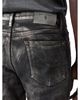 John Varvatos John Varvatos Skinny Fit Distressed Jeans in Metal Grey - 6