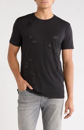 John Varvatos John Varvatos Suits Appliqué Organic Cotton T-Shirt