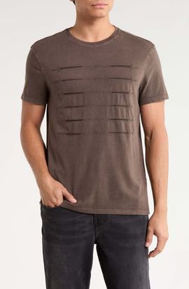 John Varvatos John Varvatos Sword Piping Organic Cotton T-Shirt