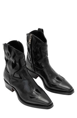 John Varvatos John Varvatos Walker Leather Western Boot