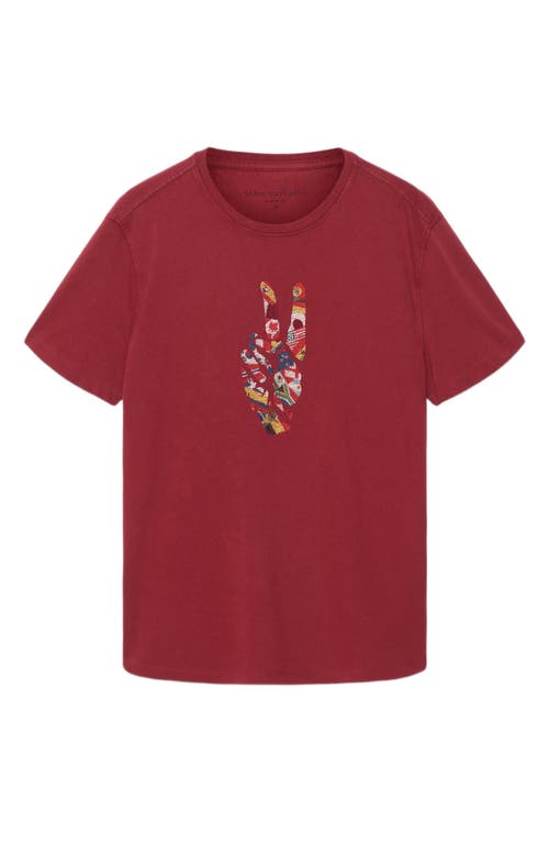 John Varvatos John Varvatos World Flags Peace Organic Cotton Graphic T-Shirt