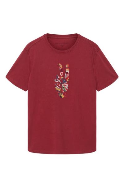 John Varvatos John Varvatos World Flags Peace Organic Cotton Graphic T-Shirt