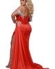 Johnathan Kayne for Sydney's Closet Johnathan Kayne for Sydney's Closet Sweetheart Neckline Fitted Satin Corset Plus Size Evening Gown - 2