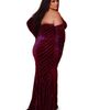 Johnathan Kayne for Sydney's Closet Johnathan Kayne for Sydney's Closet Velvet Cat-Eye Bodice Plus Size Evening Gown - 2