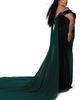 Johnathan Kayne for Sydney's Closet Johnathan Kayne for Sydney's Closet Velvet Fitted Rhinestoned Plus Size Evening Gown - 2