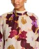 Johnny Was Johnny Was Geovana Keyhole Mockneck Floral Silk Blouse - 4