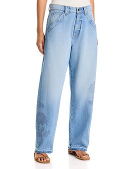 Johnny Was Johnny Was High Rise Barrel Jeans in Medium Wash