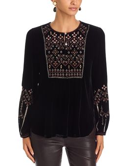 Johnny Was Johnny Was Kadir Embroidered Blouse