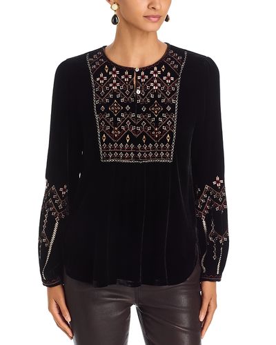 Johnny Was Johnny Was Kadir Embroidered Blouse