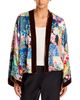 Johnny Was Johnny Was Shakri Short Velvet Trim Kimono - 3