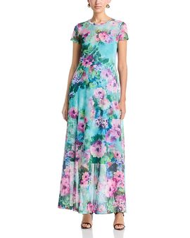 Johnny Was - Women's Daphne Floral Mesh Midi-Dress
