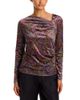 Johnny Was Johnny Was Stretch Velvet Asymmetric Top - 1