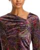 Johnny Was Johnny Was Stretch Velvet Asymmetric Top - 4