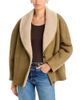 Johnny Was Johnny Was Suede & Shearling Shawl Collar Coat - 1