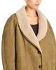 Johnny Was Johnny Was Suede & Shearling Shawl Collar Coat - 6