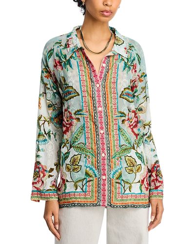 Johnny Was Johnny Was The Audrey Embroidered Blouse