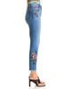Johnny Was Johnny Was The Cropped Mid Rise Skinny Jeans in Light Wash - 4