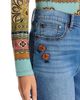 Johnny Was Johnny Was The Cropped Mid Rise Skinny Jeans in Light Wash - 5