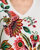 Johnny Was Johnny Was The Janie Favorite V Neck Elbow Sleeve Tee - 4