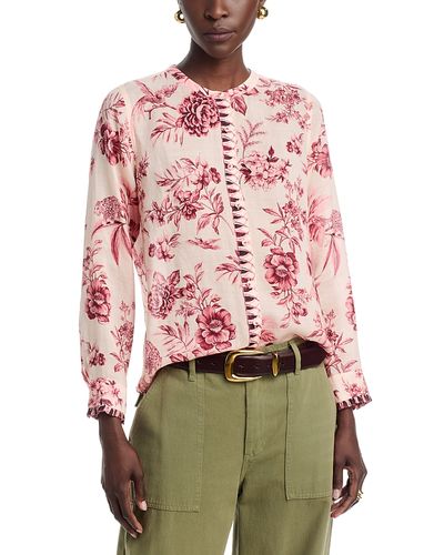Johnny Was Johnny Was Yves Ruffle Cuff Blouse