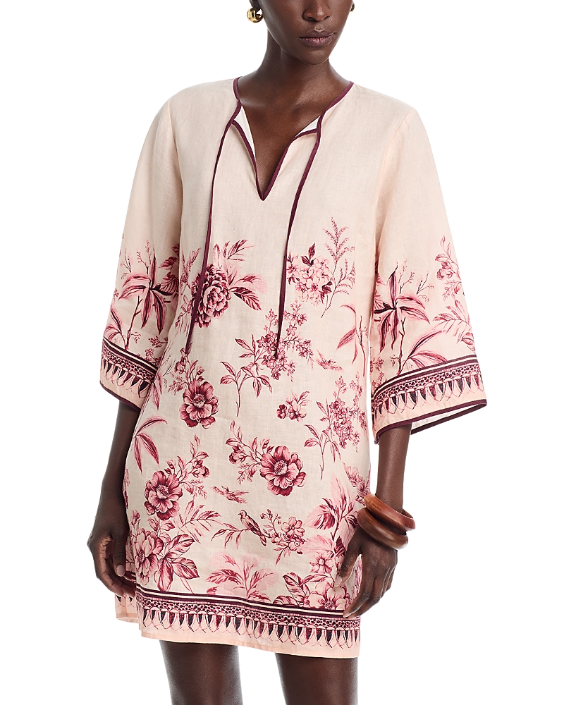 Johnny Was Johnny Was Yvessa Kimono Sleeve Linen Dress