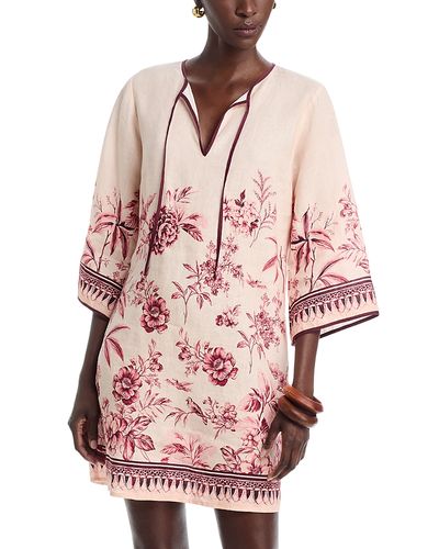 Johnny Was Johnny Was Yvessa Kimono Sleeve Linen Dress