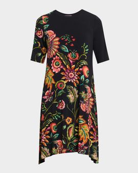 Johnny Was The Janie Floral-Print Favorite Swing Dress