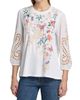 Johnny Was Women's Arva Embroidered Cotton Blouse - 3