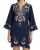 Johnny Was Women's Arva Linen Scallop Minidress - 3